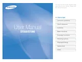 Samsung ST550 Guía Del Usuario