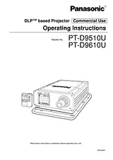Panasonic PT-D9610U Manual Do Utilizador