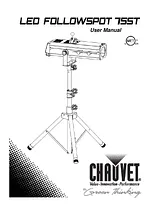 Chauvet 75ST Справочник Пользователя