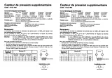 Greisinger SCX150REL/G Pressure sensor Compatible with Precision manometer GDH 14 AN, 13 34 26 604850 User Manual