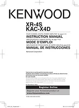 Kenwood KAC-X4D ユーザーズマニュアル