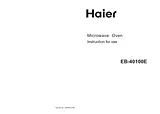 Haier EB-40100E Manuel D’Utilisation