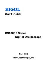Rigol DS1104Z 4-channel oscilloscope, Digital Storage oscilloscope, DS1104Z Benutzerhandbuch