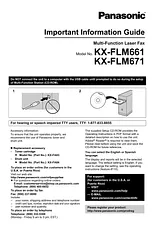 Panasonic KX-FLM671 Mode D’Emploi