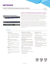 Netgear WC9500 - ProSAFE High Capacity Wireless Controller Data Sheet