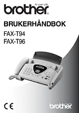 Brother BRUKERHNDBOK FAX-T96 Manuale Utente
