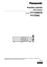 Panasonic PT-F300E Operating Guide
