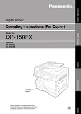 Panasonic DP-150FP Guía De Operación