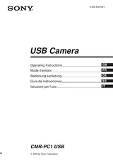 Sony CMR-PC1 USB Manuel D’Utilisation