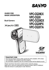 Sanyo VPC-CG20TA Manual Do Utilizador