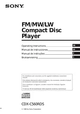 Sony CDX-C560RDS Manual De Usuario