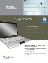Toshiba R500-S5004 PPR50U-02M01W Leaflet