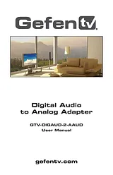 Gefen GTV-DIGAUD-2-AAUD User Manual