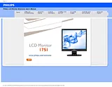 Philips LCD monitor with SmartImage 17S1SB 17S1SB/00 Manual De Usuario