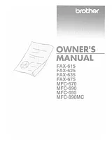 Brother FAX-625 Manual Do Utilizador