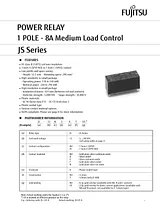 Fujitsu JS-05-MN-KT PCB Mount Relay JS-05-MN-KT Hoja De Datos