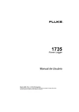 Fluke 1735 USB Mains-analysis device, Mains analyser 2583398 Benutzerhandbuch