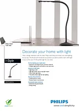 Philips Table lamp 69075/30/16 690753016 Manual Do Utilizador
