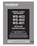 Olympus WS-803 Ознакомительное Руководство