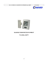 C&E WS-9008-IT Wireless Thermometer with Outdoor Sensor WS-9008-IT Fiche De Données