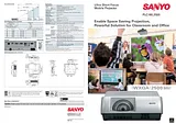 Sanyo PLC-WL2500 PLC-WL2500S Leaflet