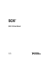 National Instruments SCXI -1125 User Manual