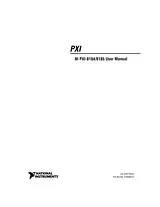 National Instruments PXI-8184 User Manual