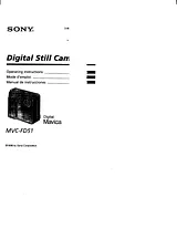 Sony MVC-FD51 Manuel