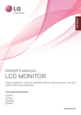 LG E2341V-BN Manual Do Proprietário