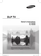 Samsung 2007 DLP TV Справочник Пользователя