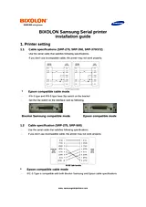 Samsung SRP-500 Installation Instruction