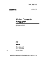 Sony SLV-SE310D Benutzerhandbuch
