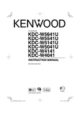 Kenwood KDC-W5141U Manual Do Utilizador