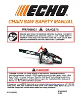 Echo Electric Chain Saw User Manual