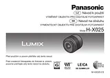 Panasonic LEICA DG SUMMILUX 25mm Bedienungsanleitung