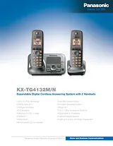 Panasonic KX-TG4132 产品宣传页