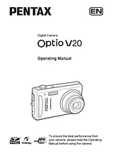 Pentax OptioV20 Manual Do Utilizador