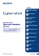 Sony cyber-shot dsc-t100 Benutzerhandbuch