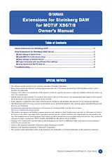 Yamaha MOTIF XS6 Software Guide