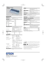 Epson LX-1170 Guide De Spécification