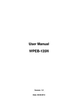 Gemtek Technology Co. Ltd. WPEB135N Manual De Usuario