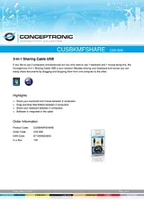 Conceptronic CUSBKMFSHARE C05-008 Manual Do Utilizador
