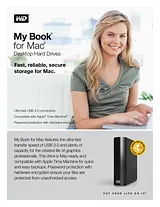 Western Digital 3TB My Book Mac WDBEKS0030HBK Листовка