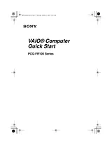 Sony pcg-fr130 Quick Setup Guide