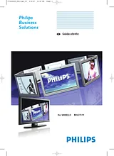 Philips 37" multimedia WXGA LCD monitor Manuel D’Utilisation