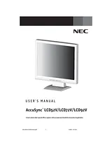 NEC LCD52V 사용자 설명서