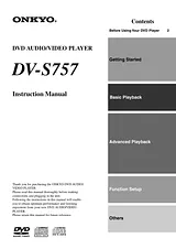 ONKYO dv-s757 Benutzerhandbuch