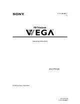 Sony KV-27FS120 Manual