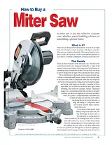 Porter-Cable Miter Saw 用户手册