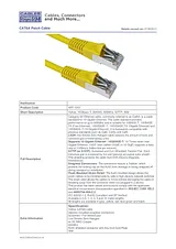 Cables Direct 5m CAT6a, M - M ART-105Y Folheto